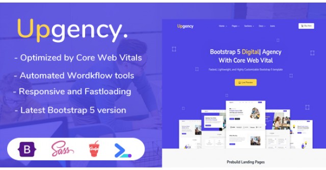 Upgency - Bootstrap 5 Template Agency